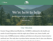 Tablet Screenshot of gobhi.org